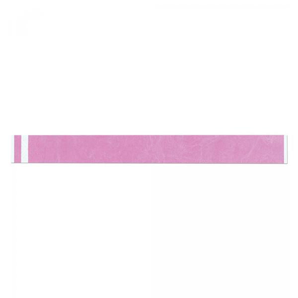 Wristband Identification Short Stay Tyvek Pink Adult 1000/Box
